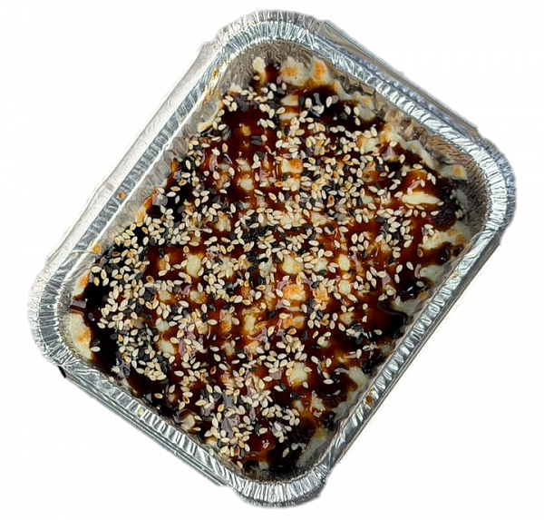 Запечённый рис с креветкой