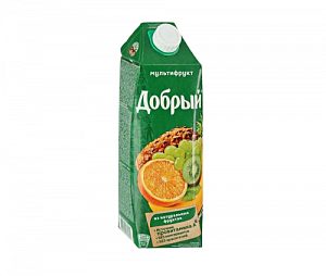 Сок Добрый мультифрукт 1л