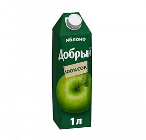 Сок Добрый яблоко 1л